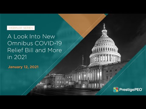 A Look Into New Omnibus COVID 19 Relief Bill and More in 2021