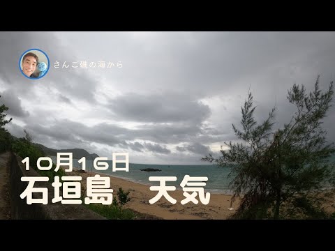 【石垣島天気】10月15日9時ごろ。15秒でわかる今日の石垣島の様子。