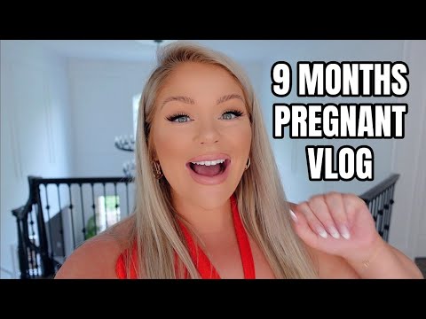 My LAST Video Before Baby | 9 Months Pregnant Vlog | KELLY STRACK