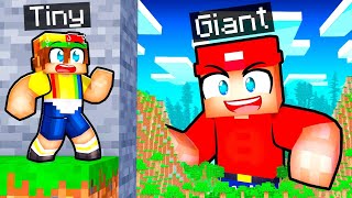 TINY vs GIANT Hide and Seek in Minecraft!