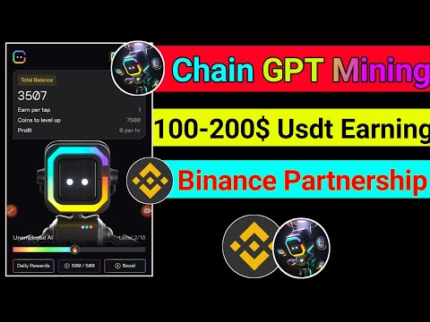 TapCGPT Airdrop | Chaingpt airdrop | Chain Gpt Telegram Bot.