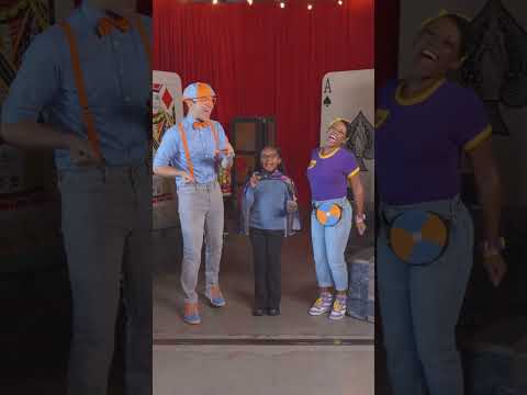 Blippi and Meekah Play The Awesome Terrific Game 😄 #blippi #meekah #games #shorts