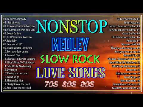 Slow Rock Love Songs of The 70s, 80s, 90s🌷🌷Nonstop Slow Rock Love Songs Ever