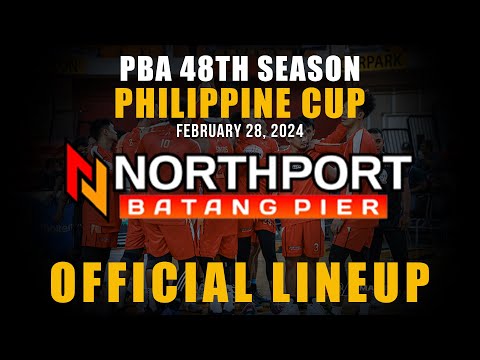 PBA UPDATE NORTHPORT BATANG PIER PHILIPPINE CUP OFFICIAL LINEUP