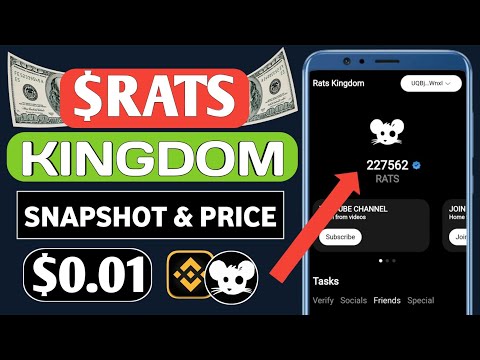 Rats Kingdom Airdrop Listing Date | Rats Token Price Today | Snapshot 10th Jan Withdrawal Update