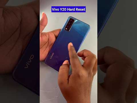 Vivo Y20 Hard Reset 2024 || Vivo Phone Ka Lock Kaise Tode #shorts