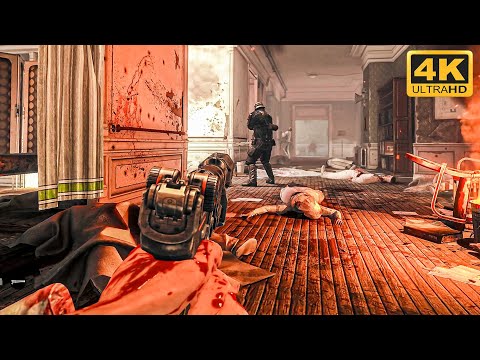 Escape The Asylum | Ultra Realistic Immersive Graphics Gameplay [4K 60FPS] Wolfenstein