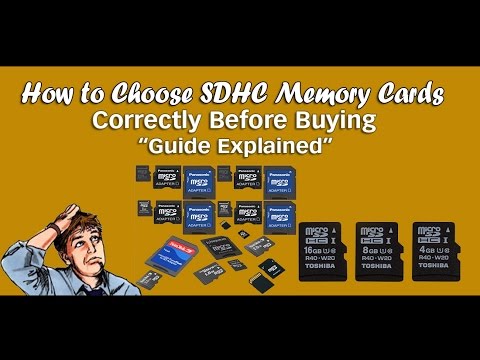 How to Choose SDHC Memory Cards Correctly Before Buying Guide Explained