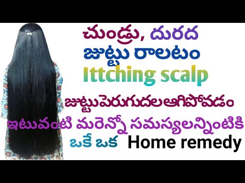 జుట్టు సమస్యలన్నింటికి ఒకేఒక ఇంటి చిట్కా|| Best Home remedy for All Hair problems