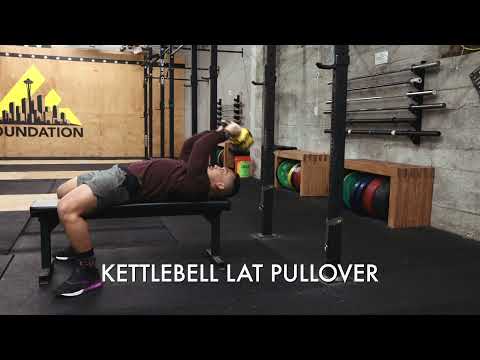 Kettlebell Lat Pullover