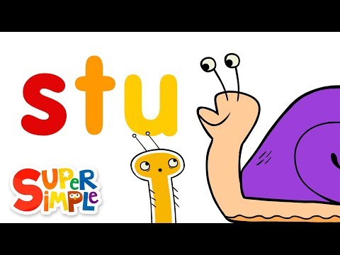 The Letters S-T-U | Pratfall ABCs | ​​🌈 Super Simple ABCs