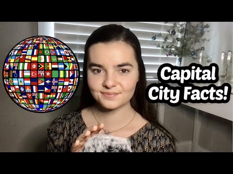 ASMR Whispering EVERY Country's Capital City | With Fun Facts!