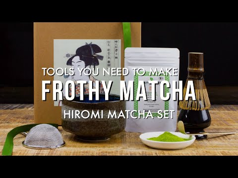 How To Make Frothy Matcha With The HIROMI Matcha Tea Set