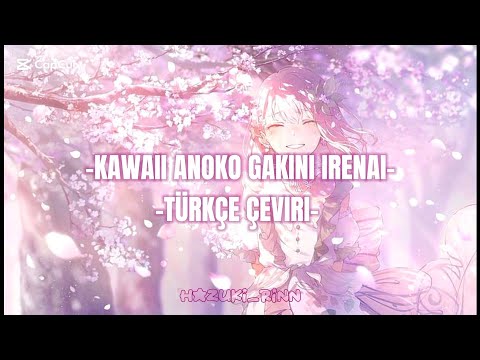 Kawaii Anoka gakini irenai -TÜRKÇE ÇEVIRI-