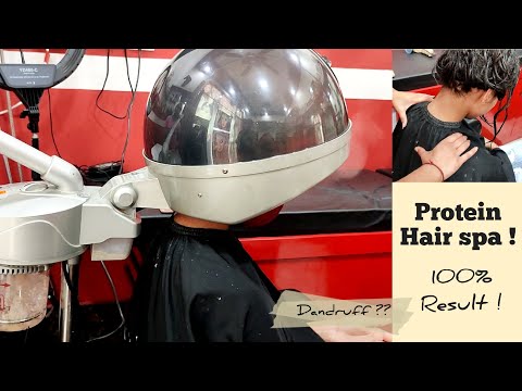 Dandruff की समस्या से परेशान हैं तो ये Hair spa ज़रूर try करें || Protein #hairspa at home!! 💯