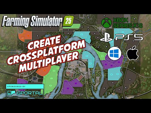 How To Start FS25 Cross-Platform Multiplayer | Sponsored by GPORTAL