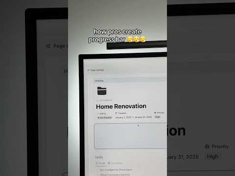 Create a Large Progress Bar in Notion #notionapp #productivity  #productivitytips