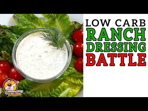 Low Carb RANCH DRESSING Battle - The BEST Keto Ranch Dressing Recipe!