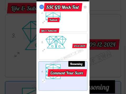 लाइक और सब्सक्राइब जरूर करे reasoning mock #ssc #aspirants #aspirants #rojgarwithankit #aspirants