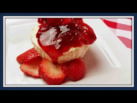 Creamy Individual Strawberry Cheesecakes:  Diabetic Dessert