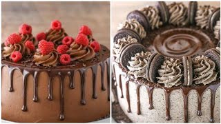 Chocolate NEW YEAR 2021 Cake Decorating Ideas | Delicious Chocolate Cake Decoration Ideas #shorts