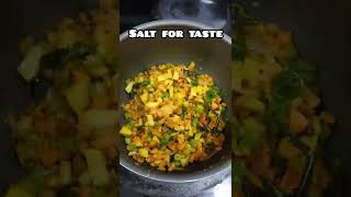 Healthy Wheat Rava Upma|Vegetable wheat rava upma|Masala wheat upma|#Shorts