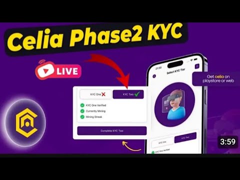 cellia kyc pase 2 verified karna kaa trekaa || how to verify cellia kyc || join my WhatsApp Group 👇