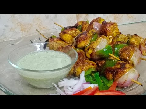 how to make chickenshashlik?chickenshashlik kaise banai?chickenshashlik easy recipe#chickenshashlik