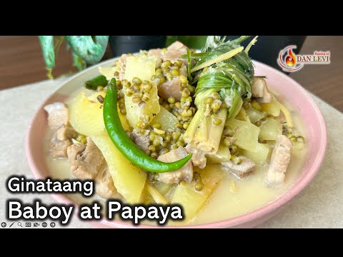 Ginataang Baboy na may Monggo at Papaya | Simpleng Ulam Pinoy