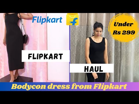 Trendy "BODYCON DRESSES" from Flipkart 😍 | try on | Honest reviews || JV18 #jaatnivlog #flipkart