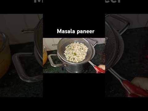 Masala Paneer #food #recipe