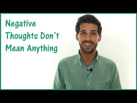 "My Negative Thoughts Mean I'm Not Making Progress"