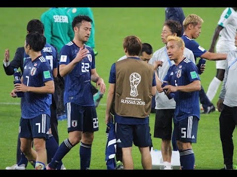 現地映像 選手が挨拶に来てくれました！日本対セネガル ロシアワールドカップ24.06.2018