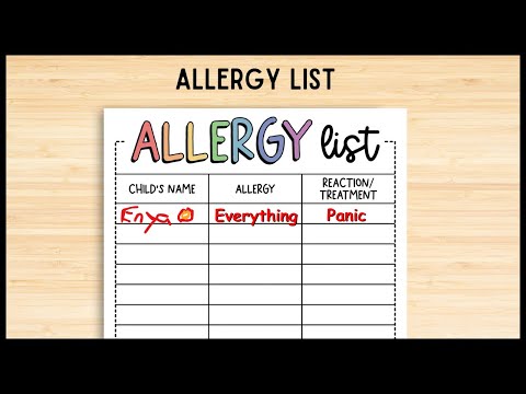 The Enya Ignis Allergy List 【IdolEN | Enya Ignis】