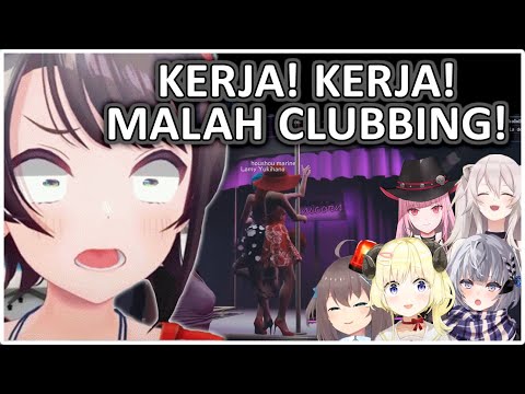 Para Polisi Ini Kepergok Bolos Oleh Bossnya SUBARU, Saat Lagi Asik Di Klub Malam | (Hololive Clips)