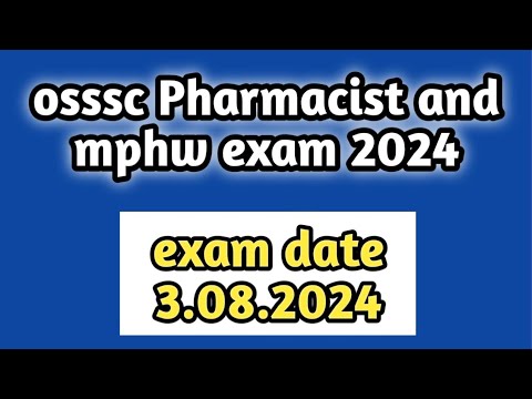 Government Pharmacist exam 2024