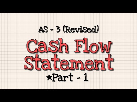 #1 Cash Flow Statements(😊AS-3) (CFS)Part -1 CMA inter | CA - Inter | The Commerce Coach |