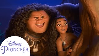 Momentos Divertidos de Moana y Maui | Disney Princesa