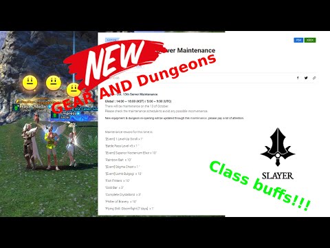 |Tera maintenance new dungeons and gear!| (Tera Online) (Console) (PS5)