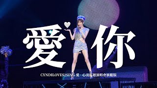 王心凌 Cyndi Wang《愛你 Ai Ni》(CYNDILOVES2SING愛．心凌巡迴演唱會旗艦版 演唱會) Unofficial Live Music Video