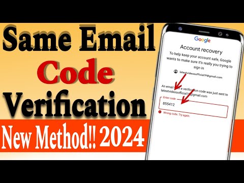 Same Email Verification Problem || Gmail Account Recovery Same Email OTP Problem || Gmail Recovery