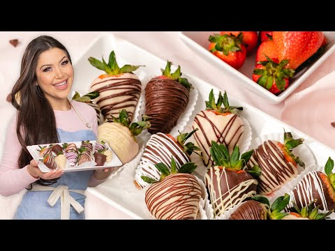 VALENTINE'S DAY CHOCOLATE COVERED STRAWBERRIES