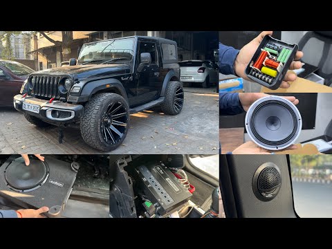 Audison Setup Mahindra Thar 2023 | Thar Modification 2023 | Thar Modified 2023 | Thar Audison Setup