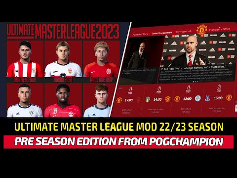 [TTB] ULTIMATE MASTER LEAGUE MOD 22/23 SEASON SHOWCASE! - PRE SEASON EDITION v1.0