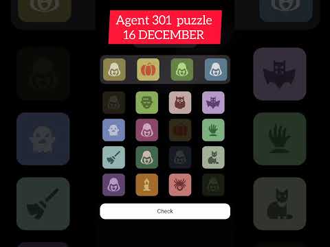 AGENT 301 PUZZLE 16 DECEMBER || AGENT 301 PUZZLE TODAY