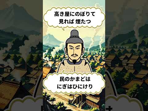 「仁徳天皇の民のかまどの逸話」#仁徳天皇