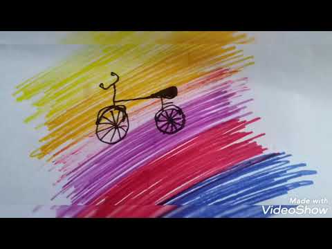 Drawing for kids- bicycle