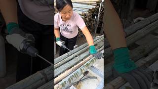 Making Bamboo Raft #craft #woodworking #creativity