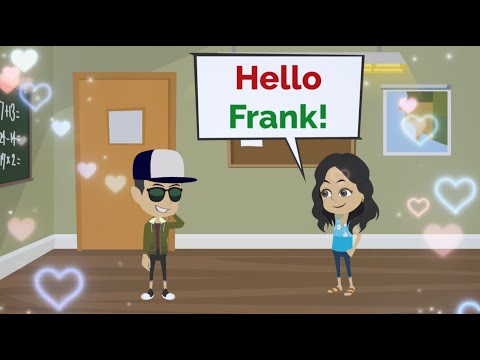 Frank meets a girl | English story | Basic English communication