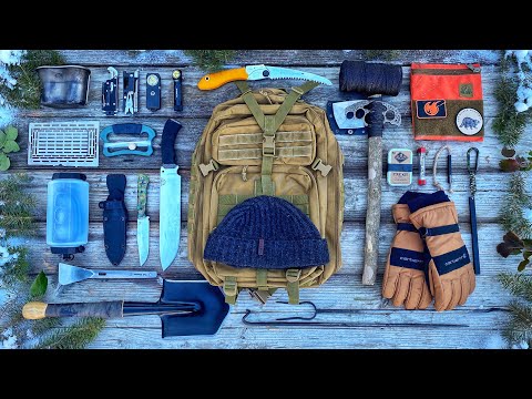 My 6 Day Blizzard Survival Kit - Winter Camping in Snow Storm - Rocky Mountains